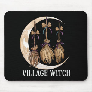 Mousepad Bruxa da Aldeia Gótico Oculto Wicca Pagão Natureza