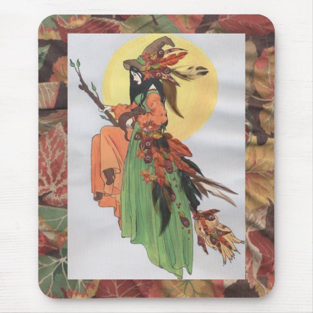Mousepad Bruxa de Autmn (Frente)