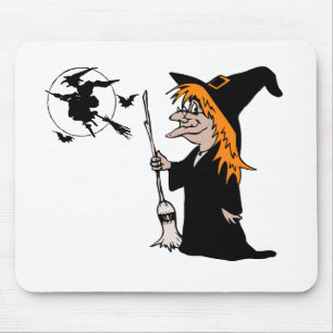 Mousepad bruxa do Dia das Bruxas