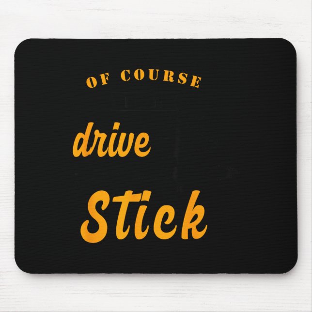 Mousepad Bruxa engraçada de Halloween (Frente)