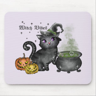 Mousepad Bruxa Negra Bruxas Vibes