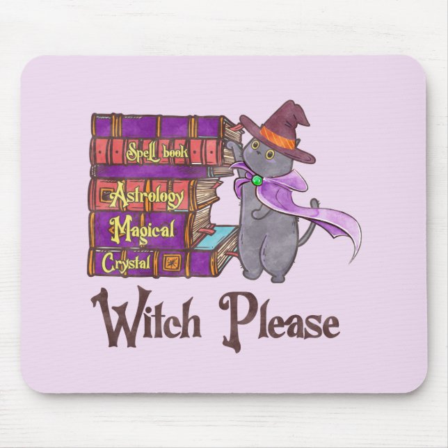 Mousepad Bruxa, por favor... (Frente)