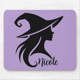 Mousepad Bruxas do Chapéu Negro Wiccan Bruxas no Dia das Br