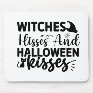 Mousepad Bruxas Hisses E Beijos De Halloween