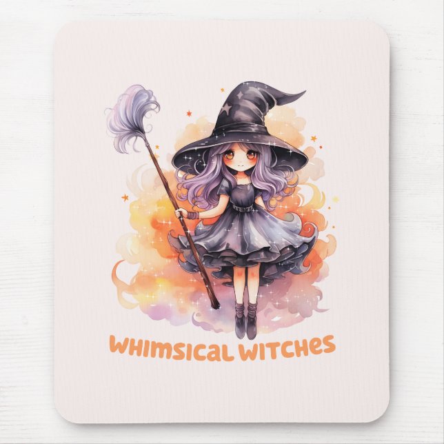 Mousepad Bruxas Whimsical (Frente)