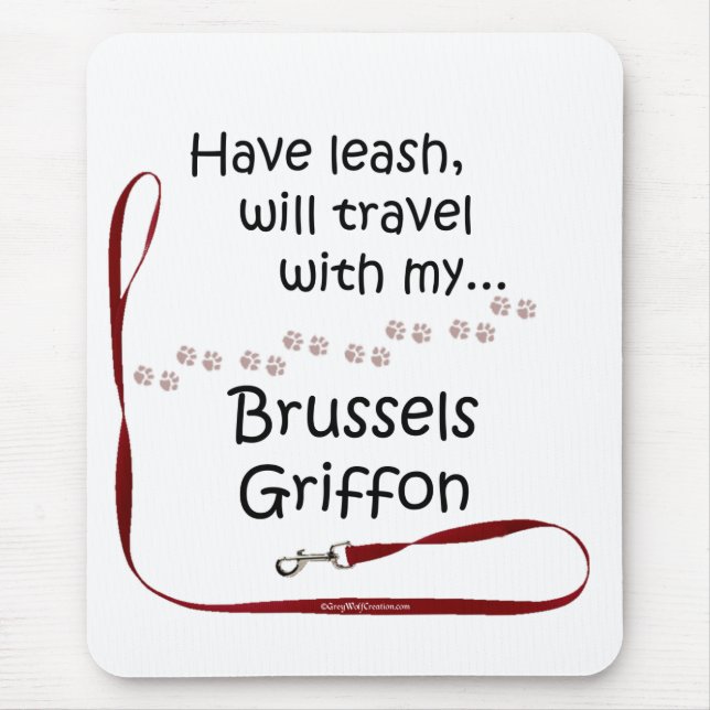 Mousepad Bruxelas Viagem Leash (Frente)