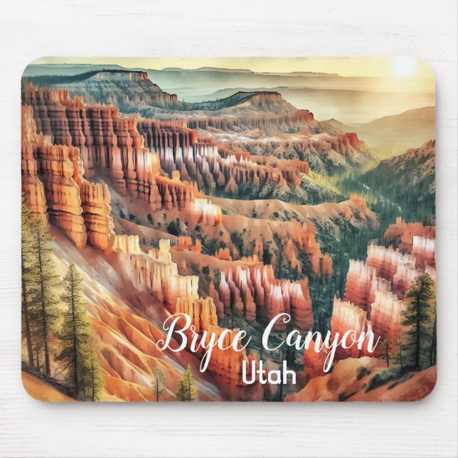 Mousepad Bryce Canyon, Parque Nacional do Utah (Frente)