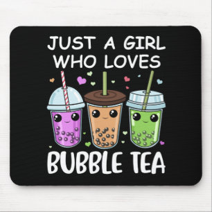 Mousepad Bubble Tea Oferece Raparigas Kawaii Bubble Tea