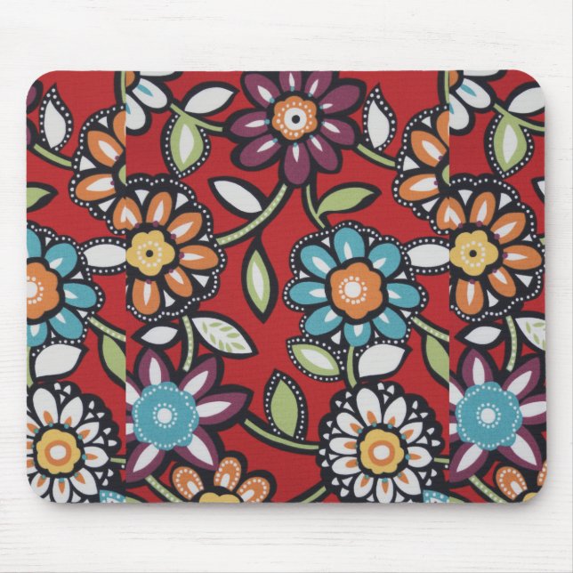 Mousepad bucal de flores (Frente)