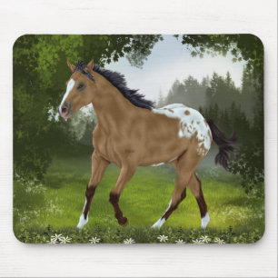 Mousepad Buckskin Appaloosa Horse