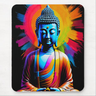Mousepad Buda - Raios de Tranquilidade