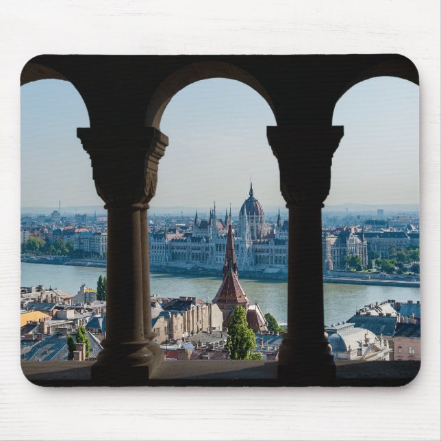 Mousepad Budapeste e parlamento húngaro (Frente)