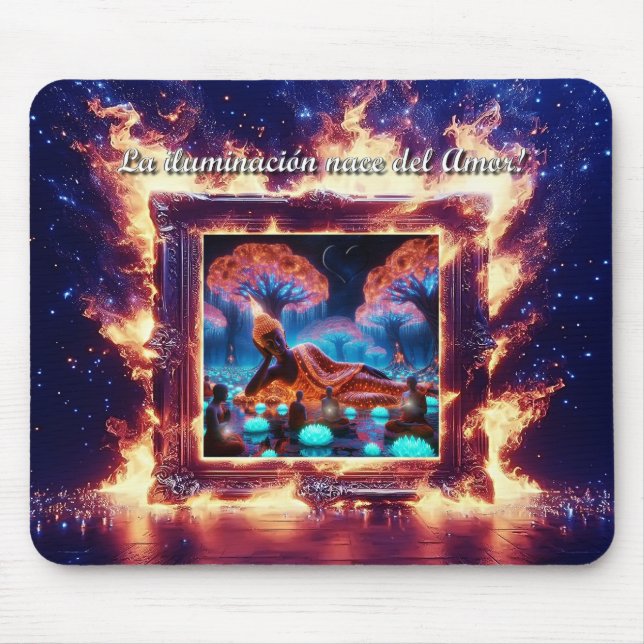Mousepad Buddha es Amor Propio (Frente)