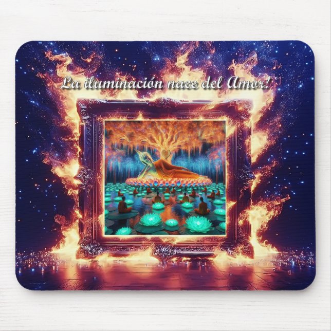 Mousepad Buddha es Amor Propio (Frente)