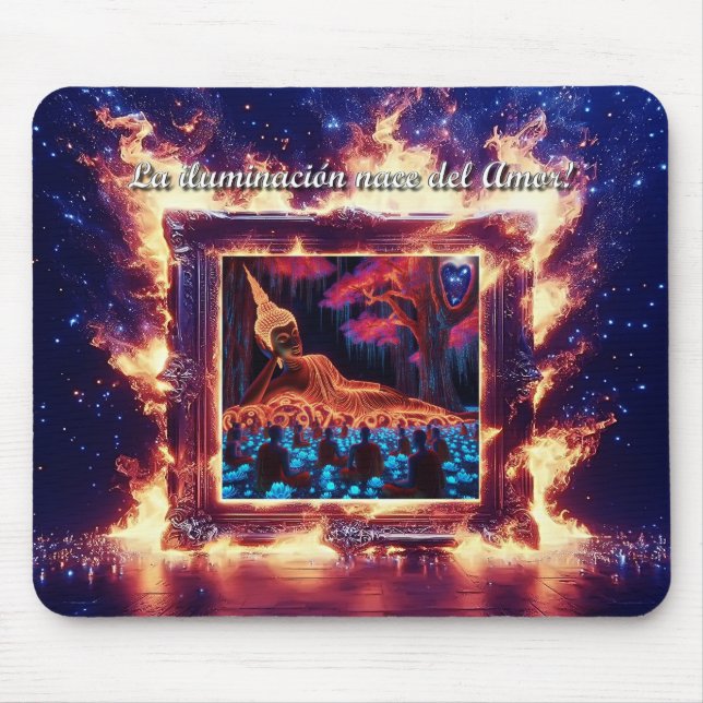 Mousepad Buddha es Amor Propio (Frente)