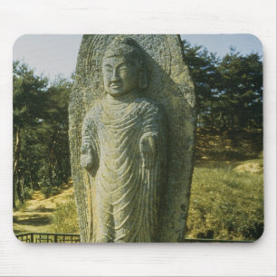Mousepad Buddha estando em Ch'olch'on-ni, Naju, 10o centu