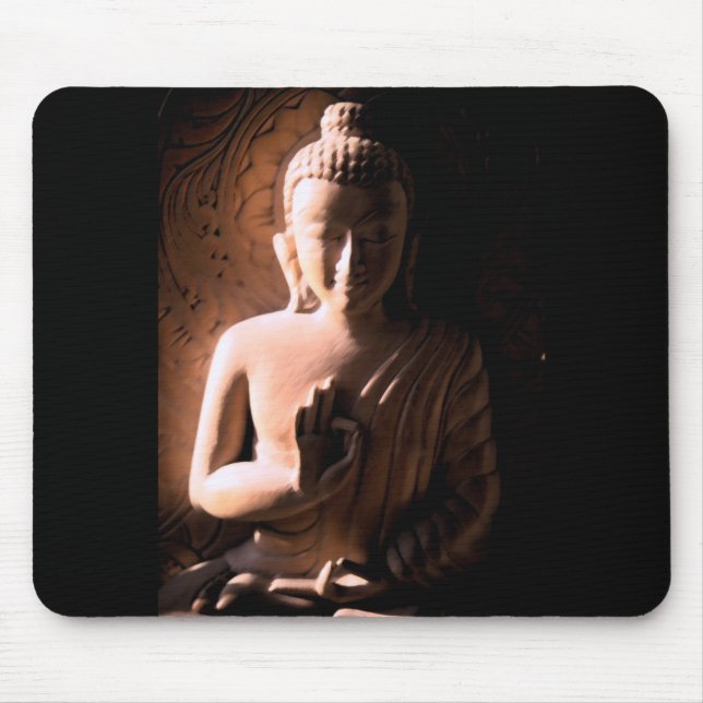 Mousepad Buddha macio e doce (Frente)