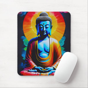 Mousepad Buddha Meditates