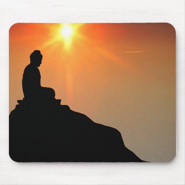 Mousepad Buddha que Meditating (Frente)