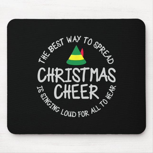 Mousepad Buddy Elf Natal Cheer 2024 (Frente)
