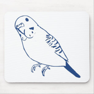 Mousepad Budgerigar