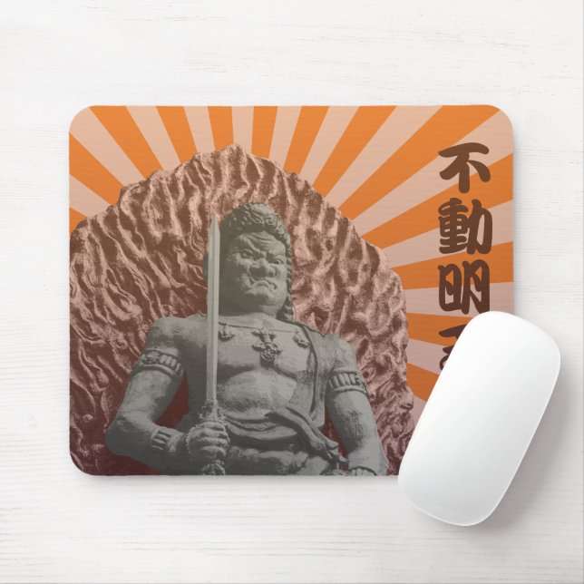 Mousepad Budista Deity Fudo Myo-o (Com mouse)