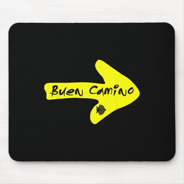 Mousepad Buen Camino De Santiago Compostela Spain St James  (Frente)