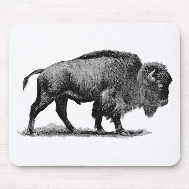 Mousepad Búfalo americano (Frente)