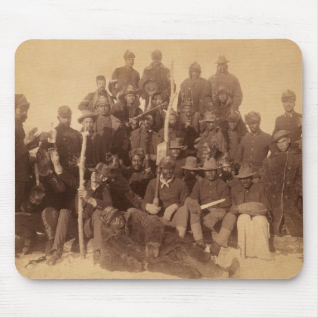 Mousepad Búfalos da Cavalaria Negra dos EUA (Frente)