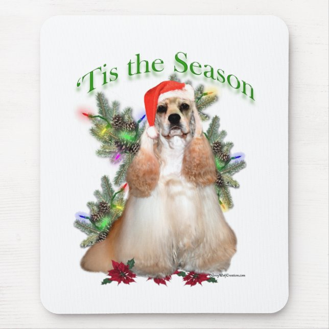 Mousepad Buff Cocker Spaniel 'Esta é a estação (Frente)