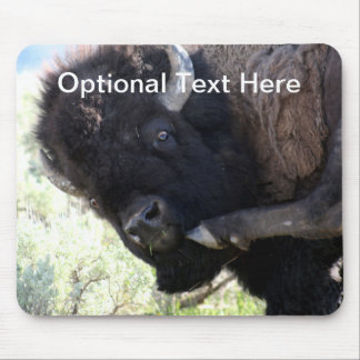 Mousepad Buffalo Americano no Parque Nacional de Yellowston