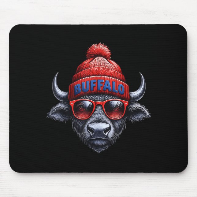 Mousepad Buffalo Lovers For Men Women Toddler Youth Kids Bo (Frente)