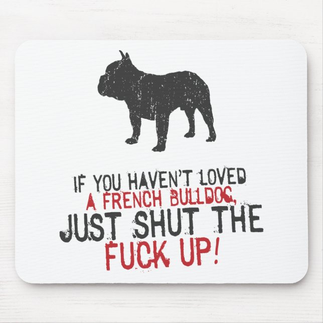 Mousepad Buldogue francês (Frente)