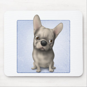 Mousepad Buldogue francês FB1 (amarelo)