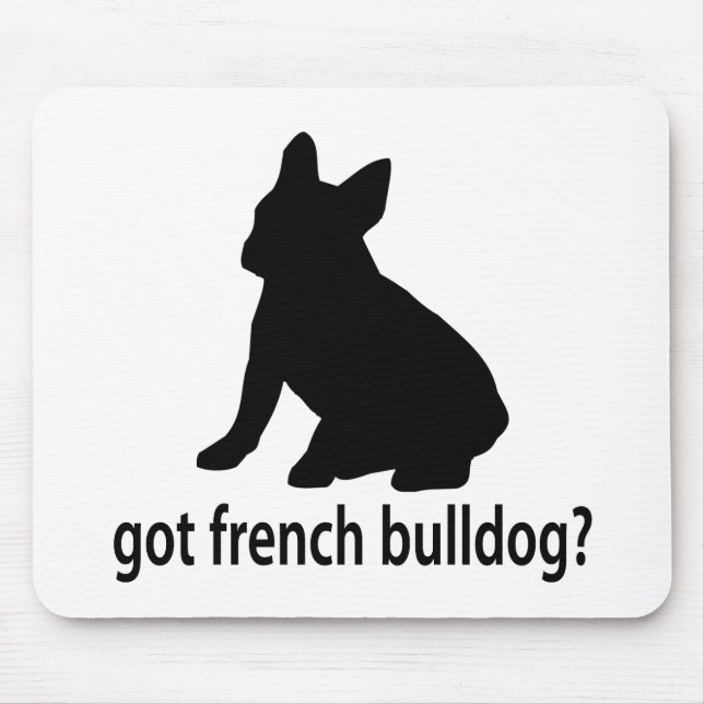 Mousepad Buldogue francês obtido (Frente)
