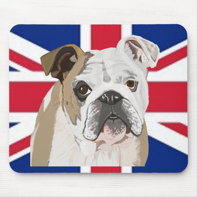Mousepad Buldogue Inglês (Frente)