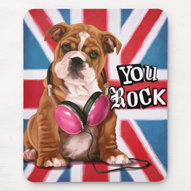 Mousepad Buldogue inglês (Frente)