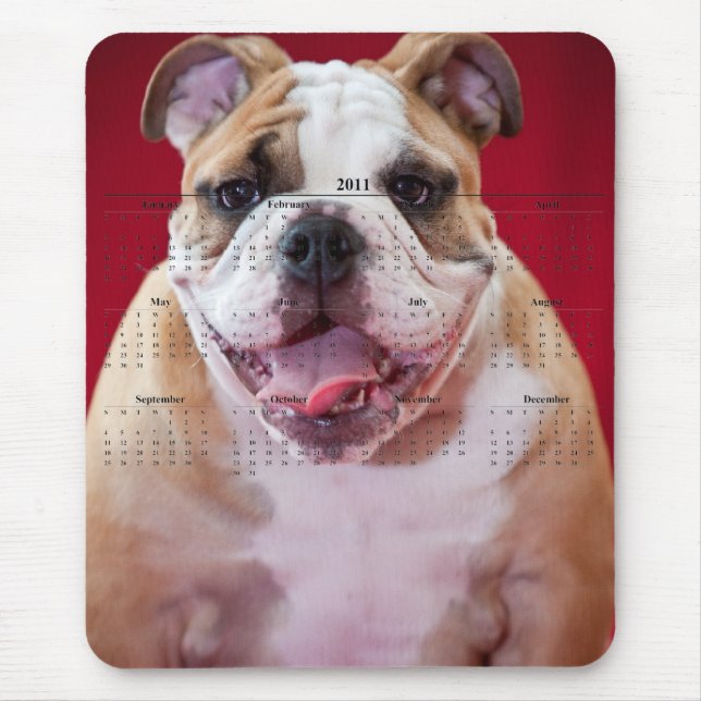 Mousepad Buldogue inglês (Frente)