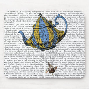 Mousepad Bule voador 3 azul e amarelo
