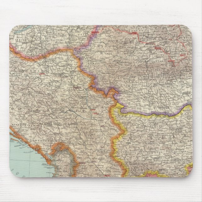 Mousepad Bulgária e Sérvia (Frente)