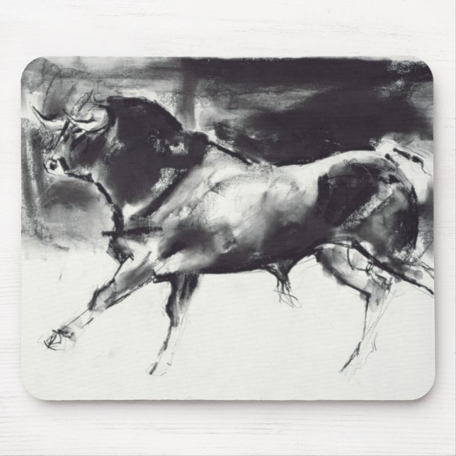 Mousepad Bull preta (Frente)