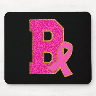 Mousepad Bulldog Cor-de-Rosa vestido Sensibilização para o 