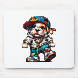 Mousepad Bulldog de Estilo de Rua