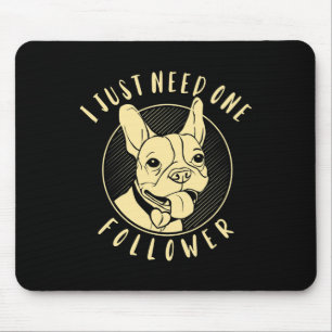 Mousepad Bulldog Eu Só Preciso De Uma Pasta
