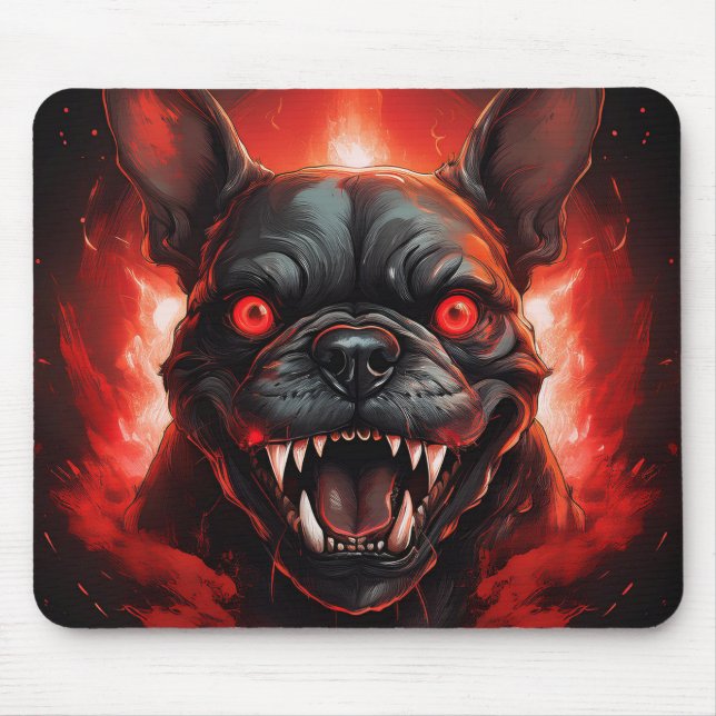 Mousepad Bulldog Francês Que Deu Errado (Frente)