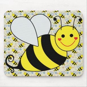 Mousepad Bumble Bee Bonito com Padrão