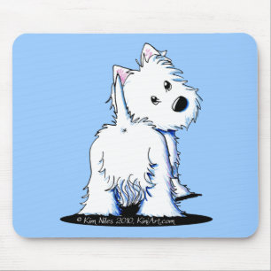 Mousepad Bumbum macio Westie