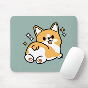 Mousepad Bumbum Primeiro, Vamos Nap - Bumbum Corgi Cute