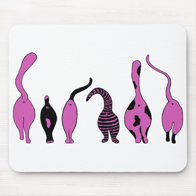 Mousepad Bumbuns de Gato Roxo (Frente)