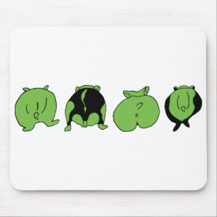 Mousepad Bumbuns de Hamster Verde